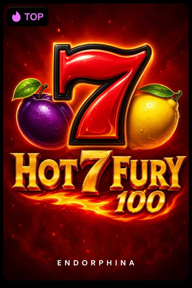 Hot 7 Fury 100 gokkast van Endorphina spelen bij Instasino